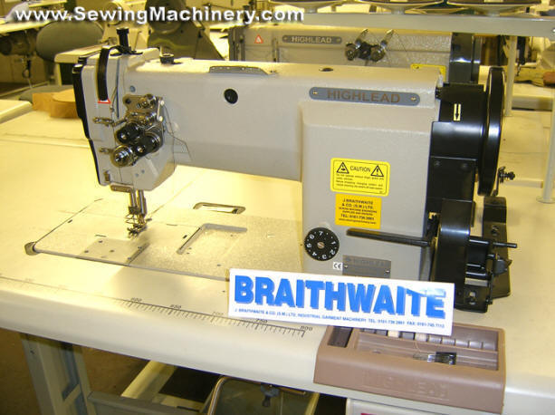 Highlead GC20518-B twin needle sewing machine